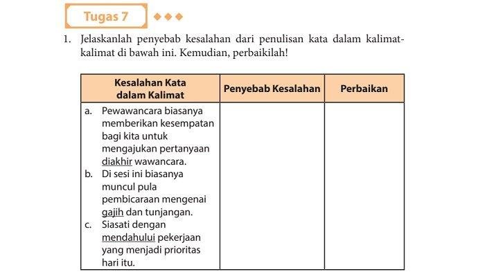 Kunci jawaban bahasa indonesia kelas 11 halaman 40