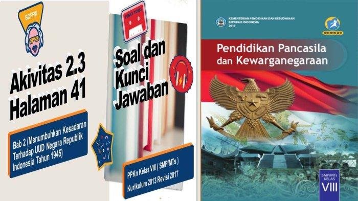 Kunci jawaban pkn kelas 8 halaman 41