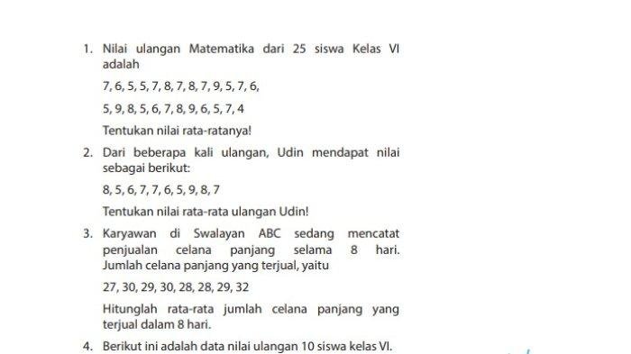 Kunci jawaban matematika kelas 6 halaman 86 dan 87 brainly