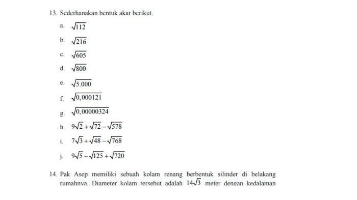 Kunci jawaban mtk kls 9 hal 49