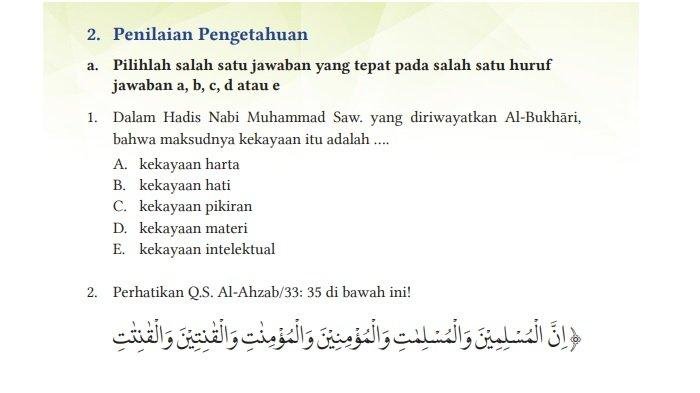 Kunci jawaban pai kelas 7 halaman 221 kurikulum merdeka