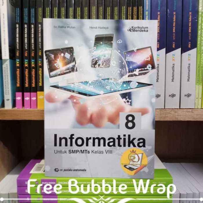 Kunci jawaban buku informatika kelas 8 kurikulum merdeka