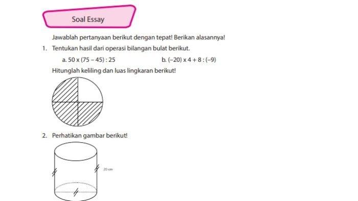 Kunci jawaban matematika kelas 6 halaman 69