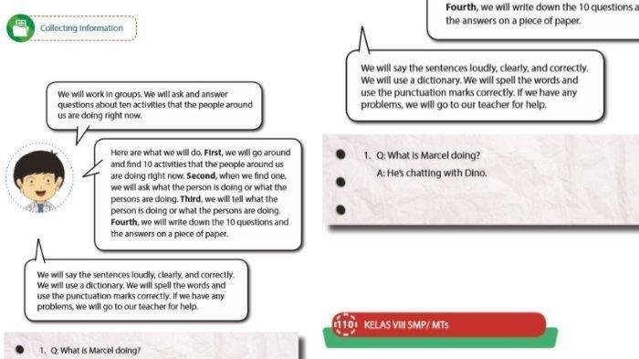 Kunci jawaban bahasa indonesia kelas 8 halaman 110