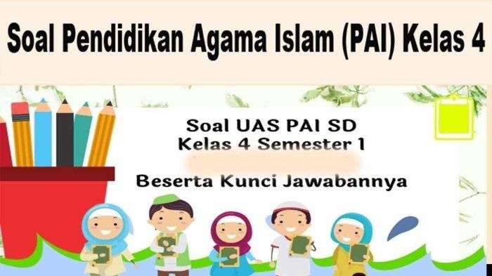 Soal fiqih kelas 4 semester 2 dan kunci jawaban