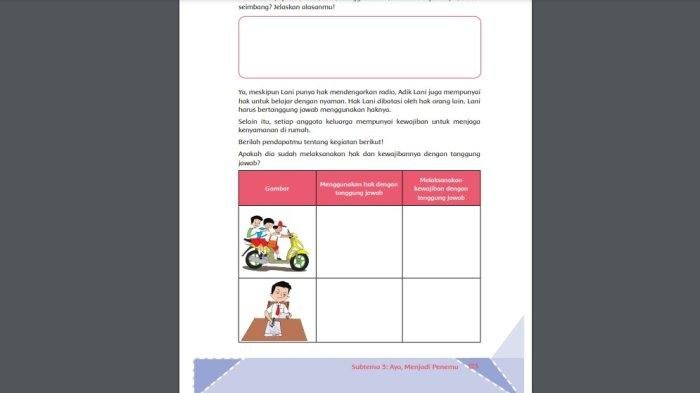 Kunci jawaban tema 6 kelas 3 halaman 123