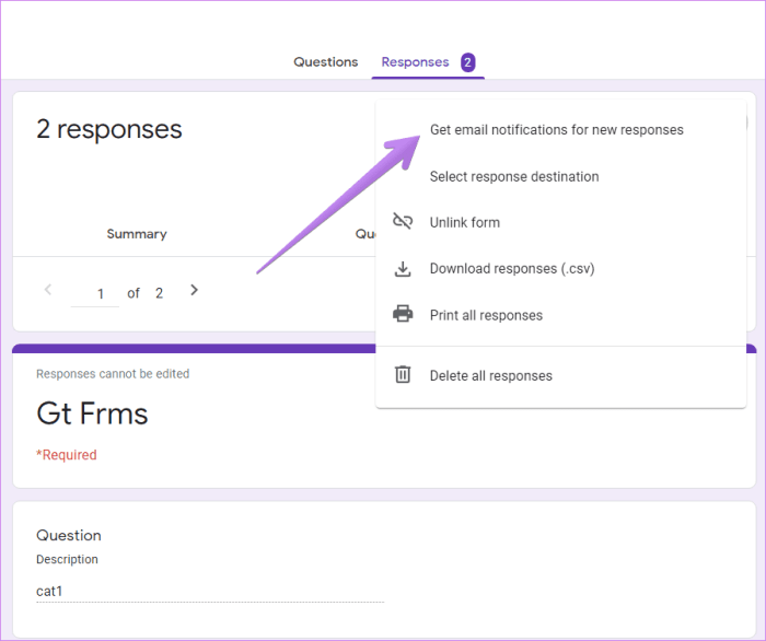 Cara membuat kunci jawaban di google form