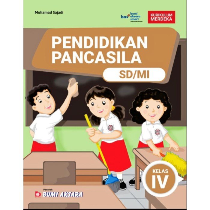 Kunci jawaban pendidikan pancasila kelas 4 kurikulum merdeka halaman 23