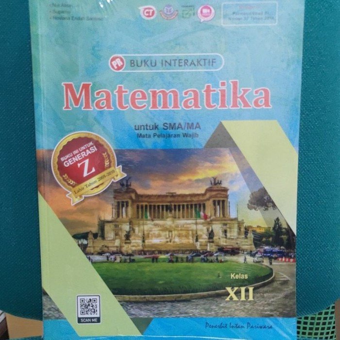 Kunci jawaban matematika kelas 12 intan pariwara