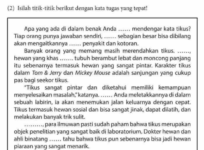 Kunci jawaban mandiri bahasa indonesia kelas 9