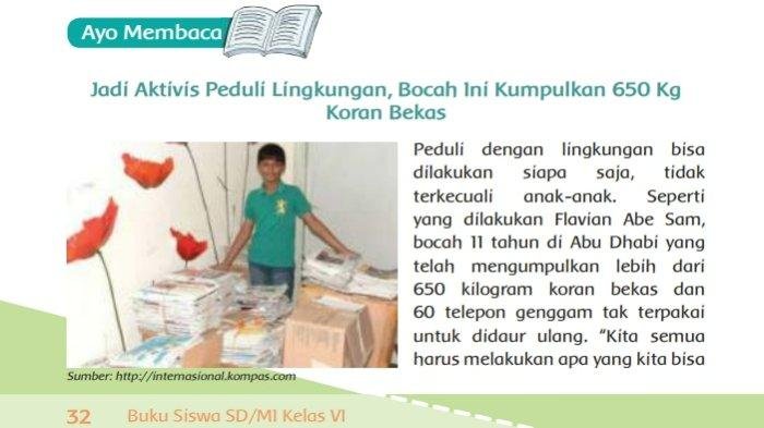 Kunci jawaban tema 6 kelas 6 halaman 39