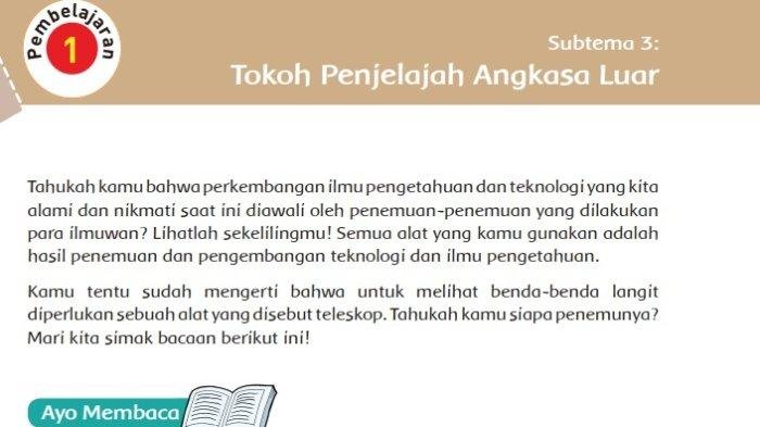 Kunci jawaban tema 9 kelas 6 halaman 143