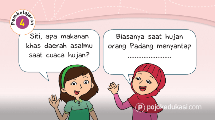 Kunci jawaban tema 1 kelas 3 halaman 26 27