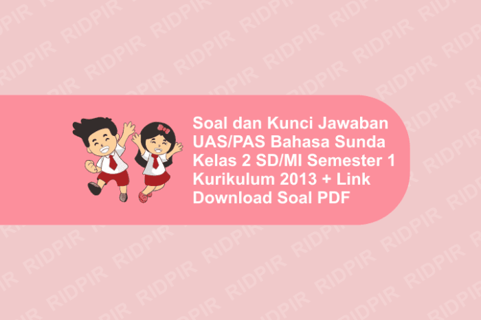 Kunci jawaban bahasa sunda kelas 2 sd semester 2