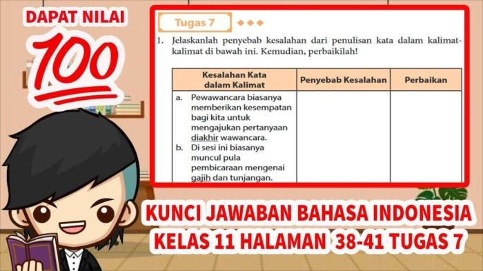Kunci jawaban bahasa indonesia kelas 11 halaman 41