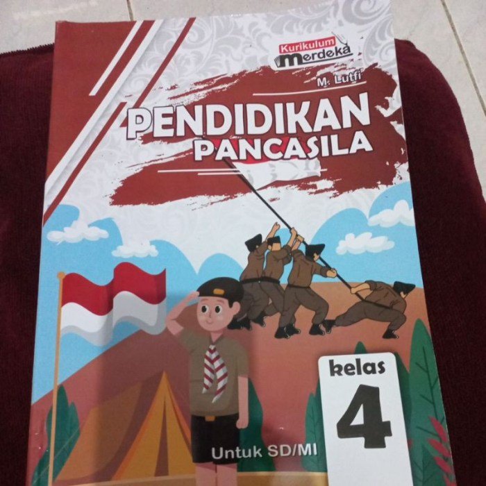 Kunci jawaban pendidikan pancasila kelas 4 kurikulum merdeka halaman 23