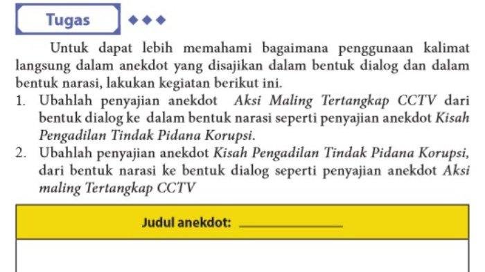 Kunci jawaban bahasa indonesia kelas 10 halaman 88 89