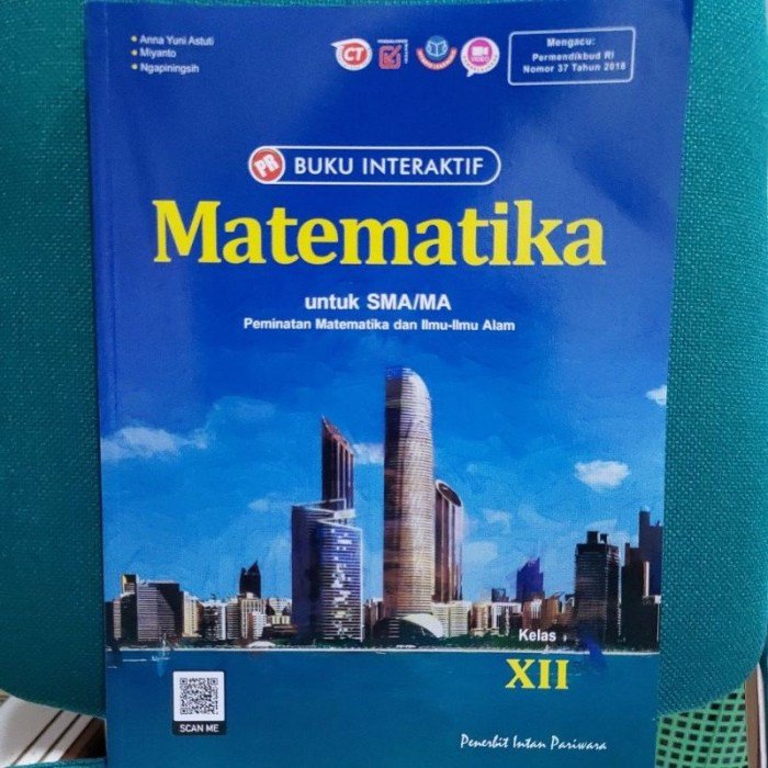 Kunci jawaban matematika kelas 12 intan pariwara