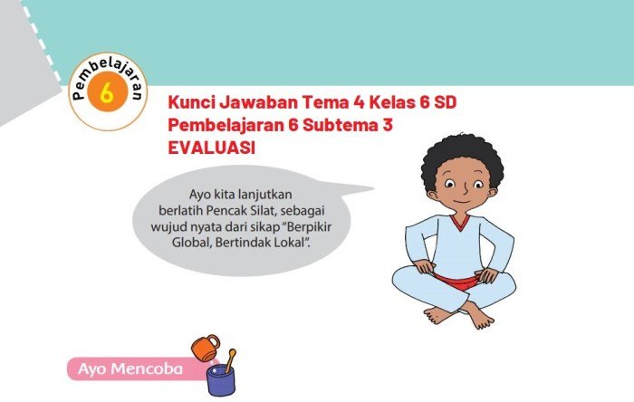Kunci jawaban tema 4 kelas 6 halaman 133