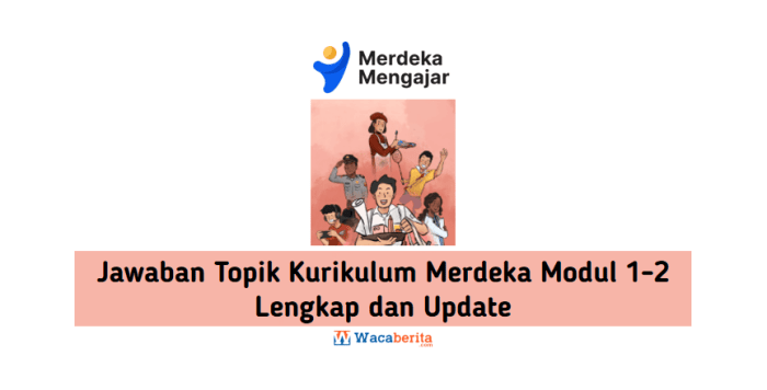 Kunci jawaban kurikulum merdeka modul 1