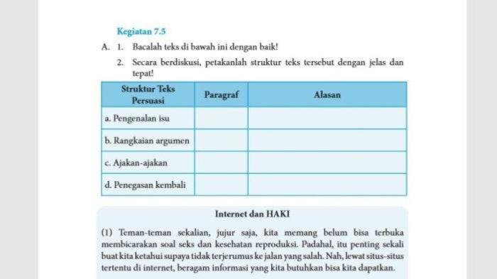 Kunci jawaban bahasa indonesia kelas 8 halaman 190