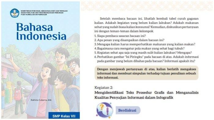 Kunci jawaban bahasa indonesia kelas 7 halaman 182 kurikulum merdeka