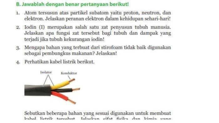Kunci jawaban ipa kelas 9 hal 92