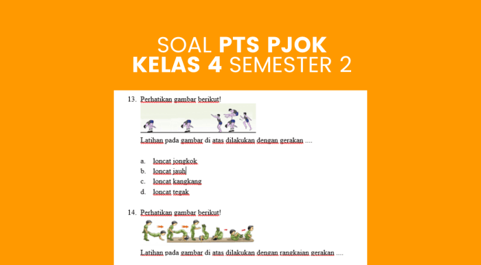 Soal pts kelas 4 semester 2 dan kunci jawaban