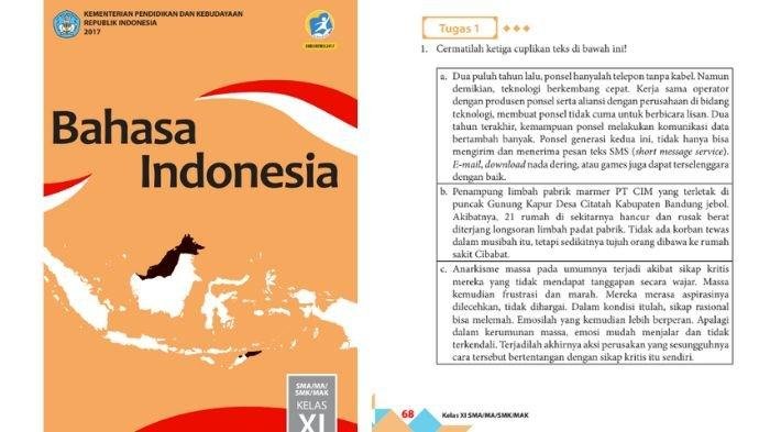 Kunci jawaban bahasa indonesia kelas 11 halaman 69