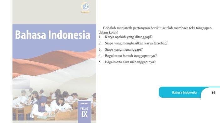 Kunci jawaban buku bahasa indonesia kelas 9 halaman 61
