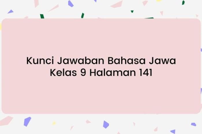 Kunci jawaban bahasa jawa kelas 9 halaman 104