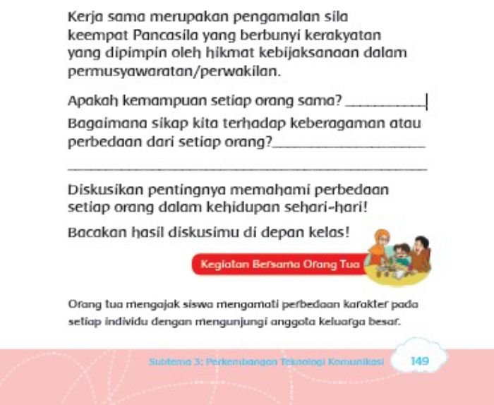 Kunci jawaban tema 7 kelas 3 halaman 58