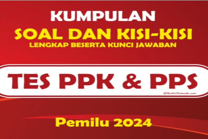 Soal pps 2024 dan kunci jawaban