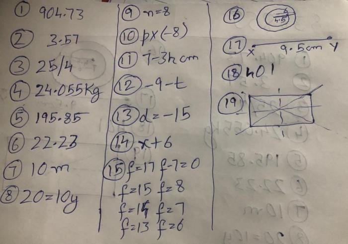 Kunci jawaban kelas 6 matematika