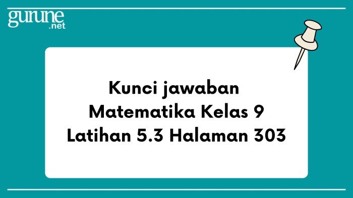 Kunci jawaban matematika kelas 9 halaman 92 nomor 3