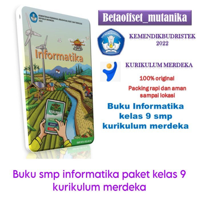 Kunci jawaban informatika kelas 9 kurikulum merdeka