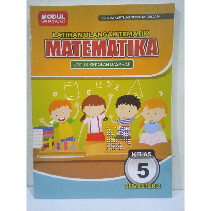 Kunci jawaban matematika kelas 5 semester 2