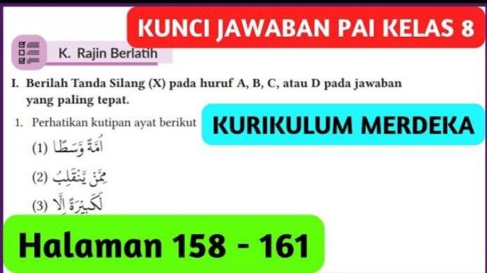 Kunci jawaban pai kelas 8 halaman 158