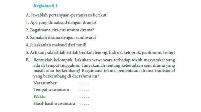 Kunci jawaban bahasa indonesia kelas 8 halaman 11