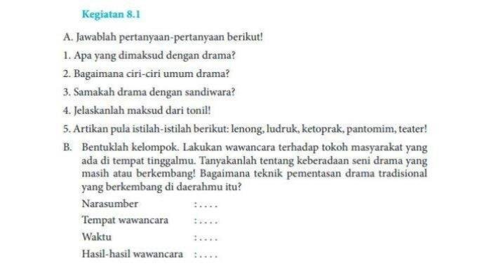 Kunci jawaban bahasa indonesia kelas 8 halaman 140