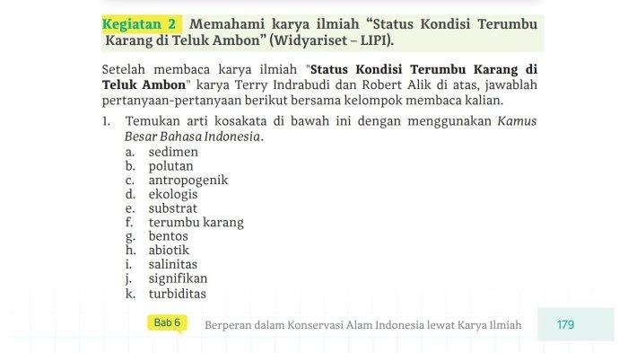 Kunci jawaban bahasa indonesia kelas 11 halaman 7 kurikulum merdeka