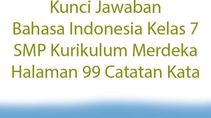 Kunci jawaban bahasa indonesia kelas 7 halaman 42