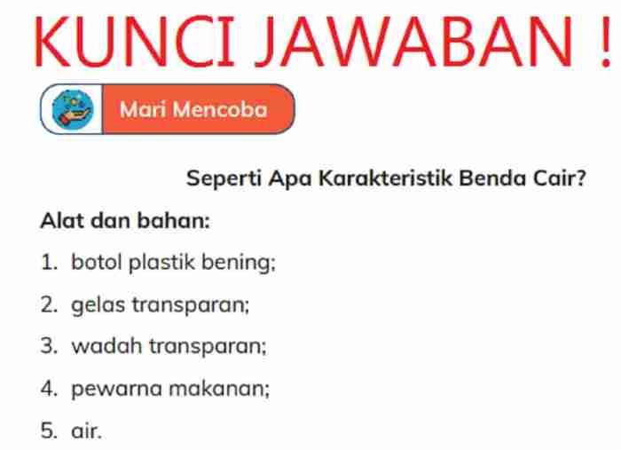 Kunci jawaban ipa kelas 8 halaman 45 kurikulum merdeka