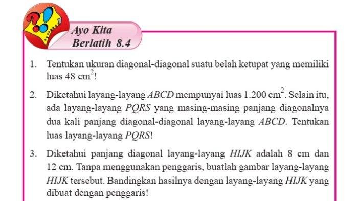 Kunci jawaban matematika kelas 7 semester 2