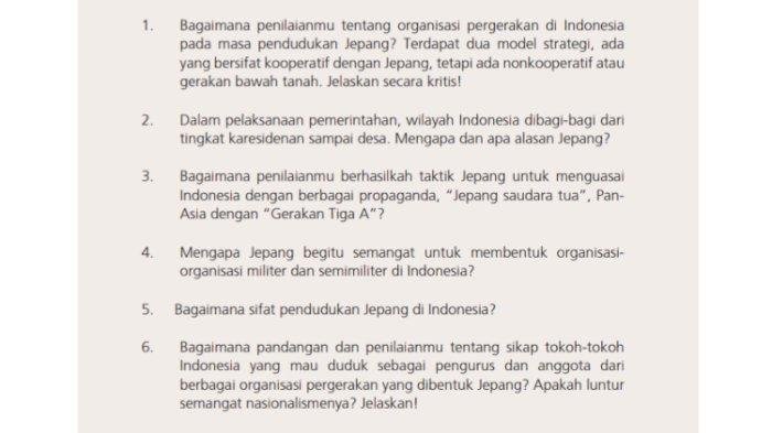 Kunci jawaban sejarah indonesia kelas 11 semester 2