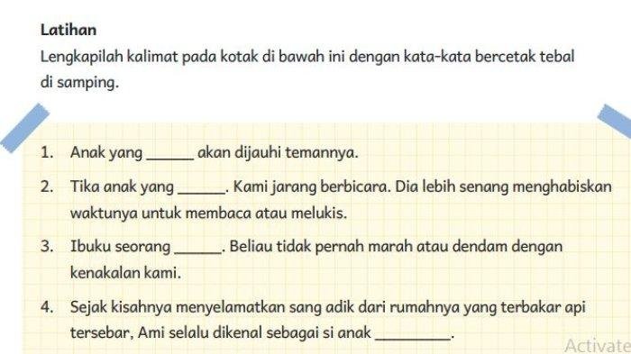 Kunci jawaban bahasa indonesia bergerak bersama kelas 5