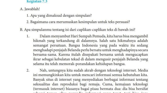 Kunci jawaban bahasa indonesia kelas 8 halaman 140