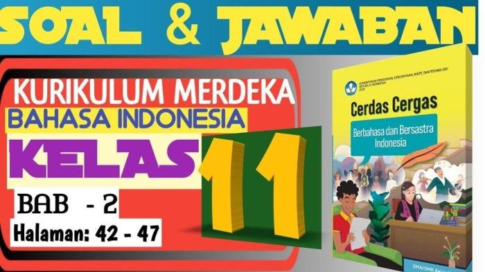 Kunci jawaban bahasa indonesia kelas 11 halaman 43