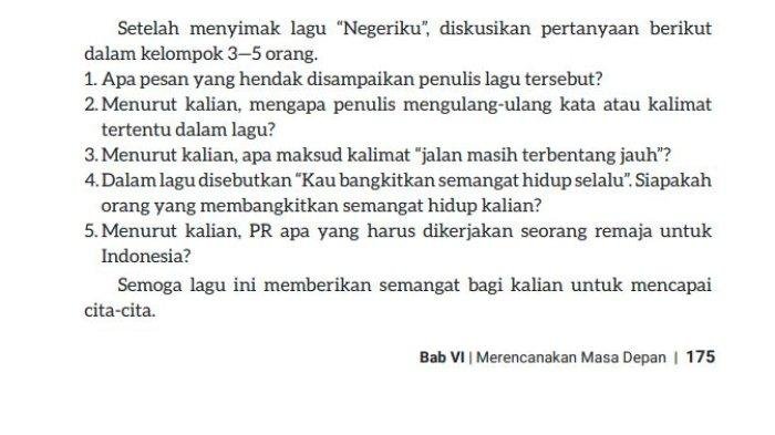 Kunci jawaban bahasa indonesia kelas 9 halaman 15 kurikulum merdeka