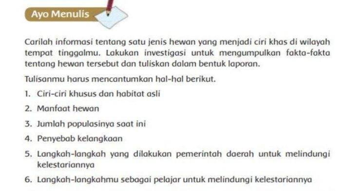 Kunci jawaban tema 1 kelas 6 halaman